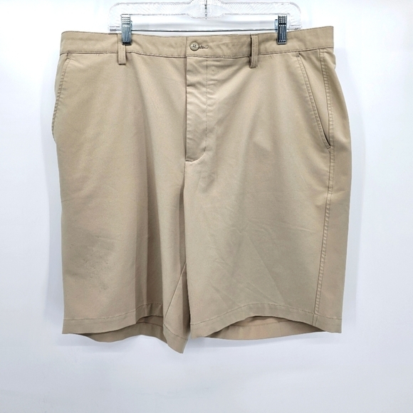 FootJoy quick dry flat front khaki shorts men's size 40 - Picture 1 of 8